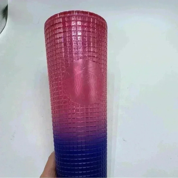 Starbucks Wisteria Kaleidoscope & Watermelon Gradient Ombre Grid Tumblers - Picture 6 of 8